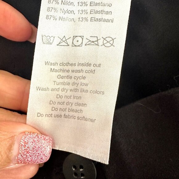 Yogi Place Pants Black High Rise Straight Leggings Lounge Workout - Picture 8 of 16